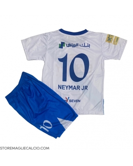 Al-Hilal Neymar Jr #10 Maglia Gara Trasferta Repliche 2024-25 Bambino Maniche Corte Al-Hilal Neymar Jr #10 Maglia Gara Trasferta Repliche 2024-25 Bambino Maniche Corte